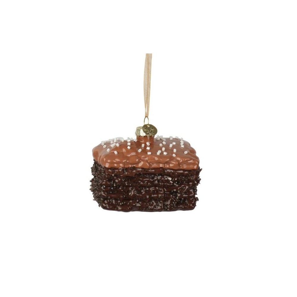 FETTA DI TORTA PENDENTE BROWN H.6